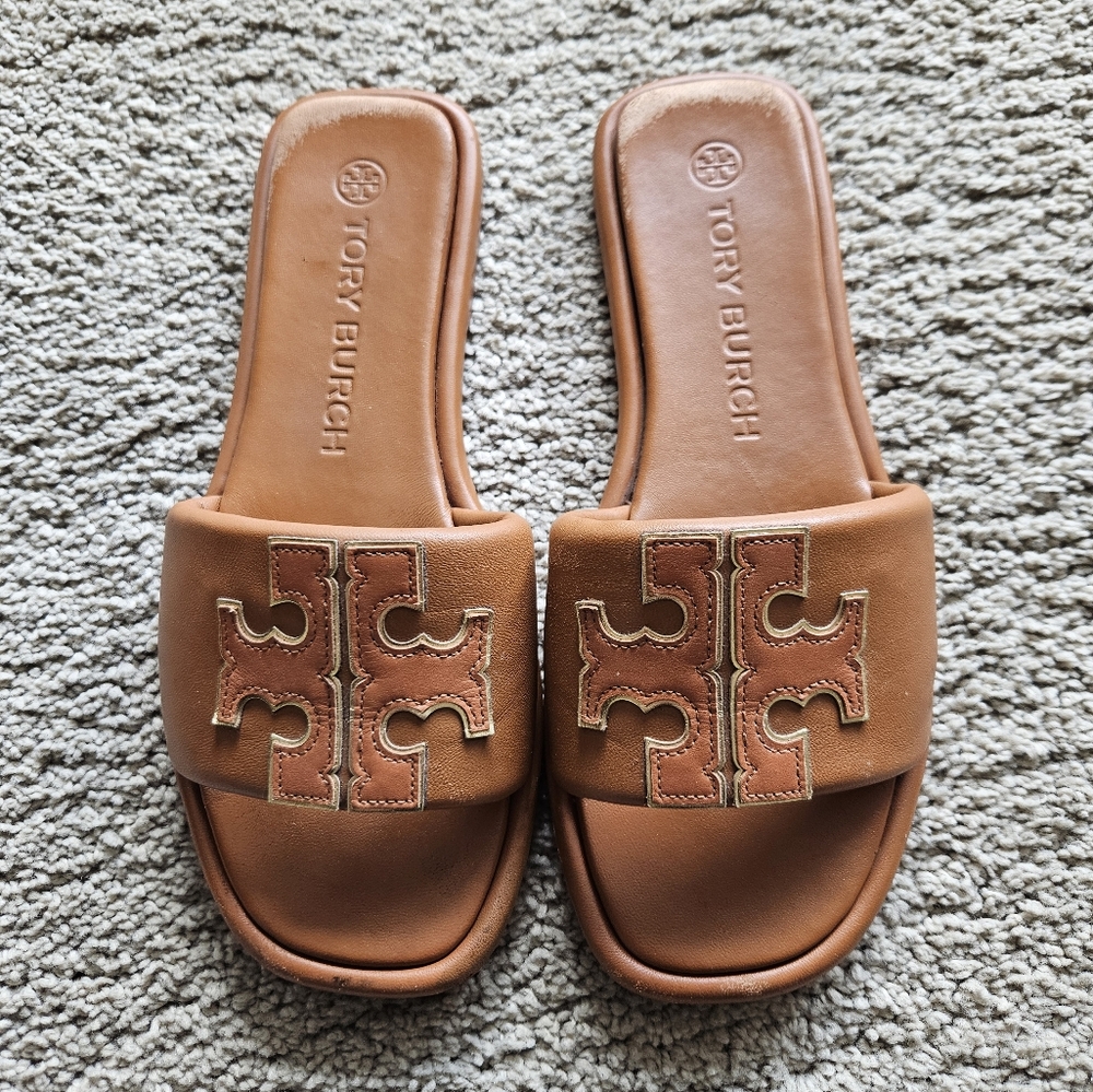 Double T Sport Slide sandal Tory Burch Size 8.5
